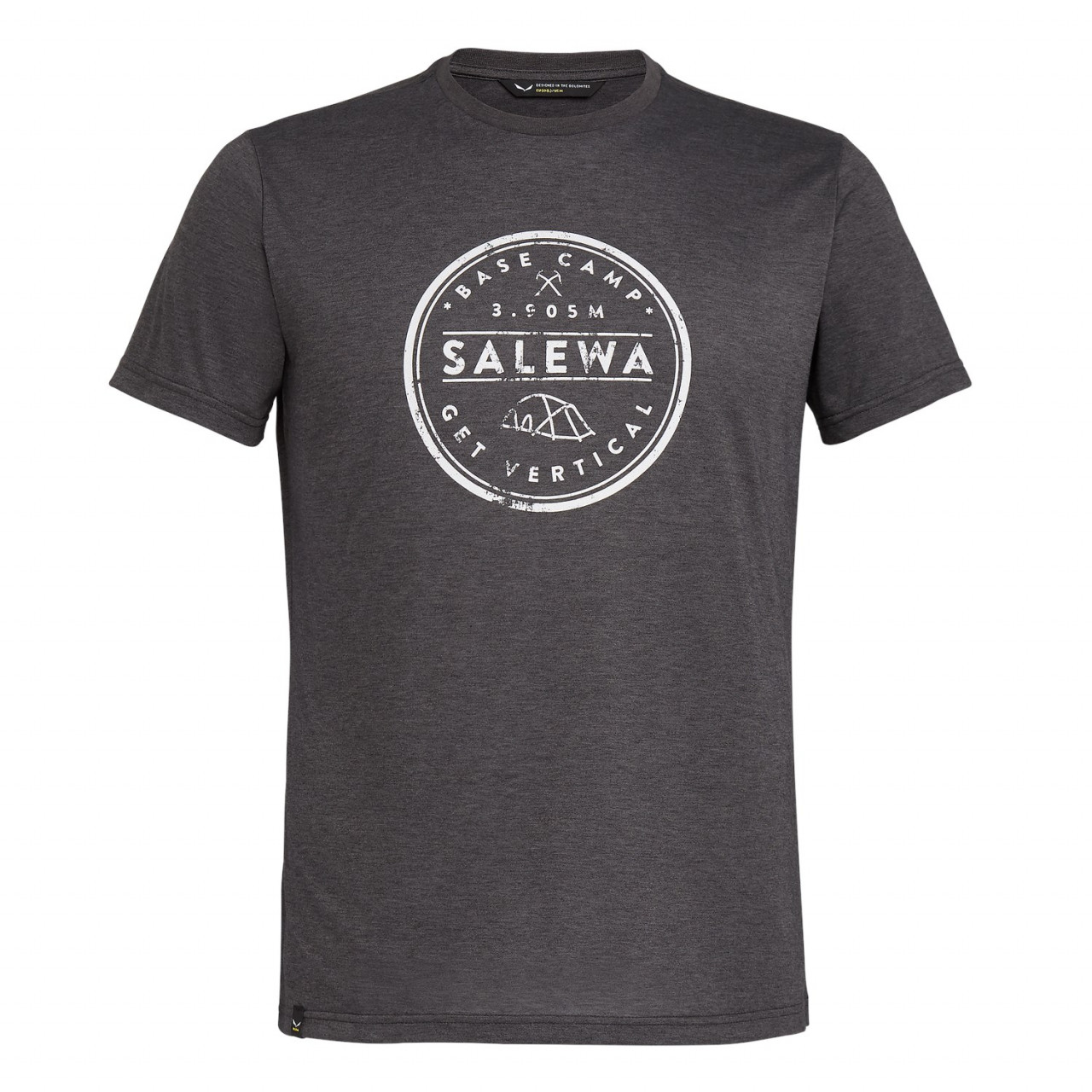 T-Shirts Salewa Base Camp Drirelease® Homem Pretas 263LJVROA